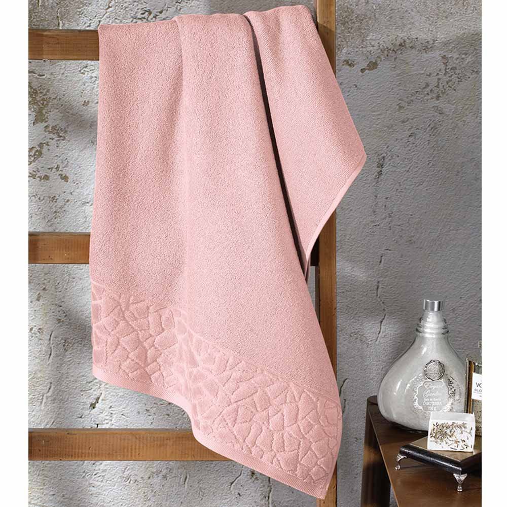 Toalha de Banho Gigante Jacquard Confort - FJ-6509 - 100% Algodão - Marrom 11587 - 90x150cm
