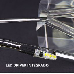 Pendente Cubo de Cristal Pd1114 Prata Bivolt Ip20 3k/4k/6k - 7
