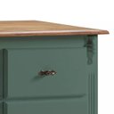 Ver imagem 3 de Balcão Buffet 3 Portas e 2 Gavetas 50631 Linz Móveis - Verde Musgo/imbuia Glazer