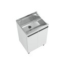 Ver imagem 2 de Kit Lavanderia 500 com Balcao Branco - 48 Litros