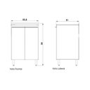 Ver imagem 4 de Kit Lavanderia 500 com Balcao Branco - 48 Litros Ghelplus