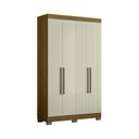 Ver imagem 3 de Guarda Roupa Dakota Solteiro Ripado 4 Portas