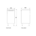 Ver imagem 4 de Kit Lavanderia Mini com Balcao Branco - 32 Litros