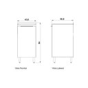 Ver imagem 4 de Kit Lavanderia Mini com Balcao Branco - 32 Litros Ghelplus