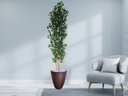 Ver imagem 2 de Planta Árvore Artificial Bambu 2,18m Com Vaso Marrom 44