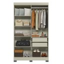Ver imagem 2 de Guarda Roupa Dakota Solteiro Ripado 4 Portas