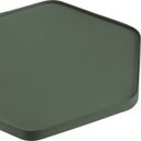 Ver imagem 4 de Bandeja Hara Mel Couro Ecológico 39,5 X 34,5 X 2 Cm:verde Sálvia