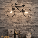 Ver imagem 7 de Luminária Pendente Bicicleta 62cm E27 40w com Lampada Filamneto 4w 2200k Preto