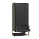 Ver imagem 5 de Guarda Roupa Closet Modulado Industrial 2 Porta 2 Gavetas Olivar
