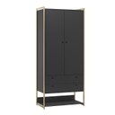 Ver imagem 2 de Guarda Roupa Modulado Closet Industrial 89cm 2 Portas 2 Gavetas 