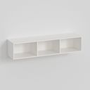 Ver imagem 5 de Módulo Nicho Triplo Modulado Hera CabeCasa MadeiraOriginals Branco/Algodão
