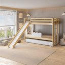 Ver imagem 1 de Treliche Infantil com Janela, Escorregador e Led New Garden Casatema MadeiraOriginals