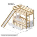 Ver imagem 4 de Treliche Infantil com Janela, Escorregador e Led New Garden Casatema MadeiraOriginals