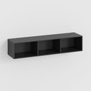 Ver imagem 6 de Módulo Nicho Triplo Planejado Hera CabeCasa MadeiraOriginals Preto