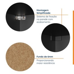 Módulo Nicho Triplo Modulado Hera Cabecasa Madeiramadeira - 3