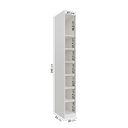 Ver imagem 2 de Estante Nicho Vertical Planejado 240CMX30CM Hera CabeCasa MadeiraOriginals Branco/Algodão