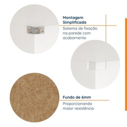 Módulo Nicho Vertical Modulado Hera Cabecasa Madeiramadeira - 3
