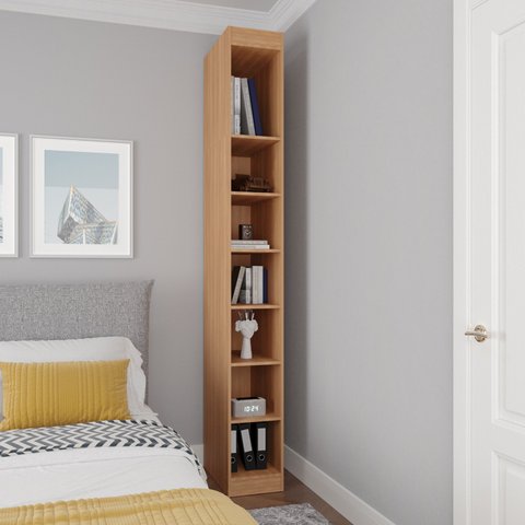 Estante Nicho Vertical Modulado 240cmx30cm Hera CabeCasa MadeiraOriginals