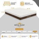 Ver imagem 6 de Cama Box King Elegance Pillow Top Molas Ensacadas Suede Preto Royal