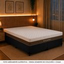 Ver imagem 2 de Cama Box King Elegance Pillow Top Molas Ensacadas Suede Preto Royal
