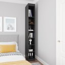 Ver imagem 1 de Estante Nicho Vertical Planejado 240CMX30CM Hera CabeCasa MadeiraOriginals Preto