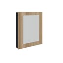 Ver imagem 3 de Espelheira para Banheiro Ripy 60cm Yescasa Preto/Wood