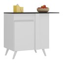 Ver imagem 1 de Balcão Cozinha de Canto 1 Porta Veneza Multimóveis V3743 Branco