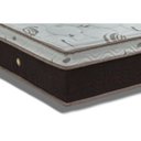 Ver imagem 3 de Cama Box Baú Solteiro: Colchão Molas Ortobom SuperPocket Sleep King Látex + Base CRC Suede Brown(88x