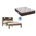 Ver imagem 1 de Colchão Casal Anatômico Orthoface Polar (1un) + Cama Invicta com Baú Jatoba/atacama
