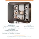 Ver imagem 2 de Espelheira para Banheiro Ripy 80cm