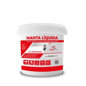 IMPERMEABILIZANTE MANTA LIQUIDA  ACRILICA PISO / PAREDE / TELHADO 4,5 KG
