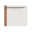 Ver imagem 4 de Painel Ripado para TV até 55 Polegadas 136cmx120cm Detalhe Texas Bege Freijó/Off White
