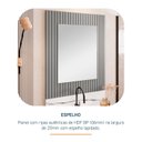 Ver imagem 4 de Espelho para Banheiro Ripy 60cm Yescasa Cinza