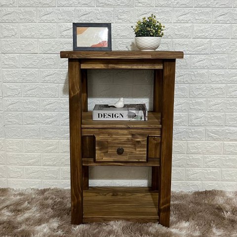 Aparador Rústico de Madeira Pequeno Amazônia - Steam:madeira