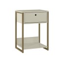 Ver imagem 1 de Mesa Cabeceira Industrial Bege