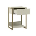 Ver imagem 4 de Mesa Cabeceira Industrial Bege