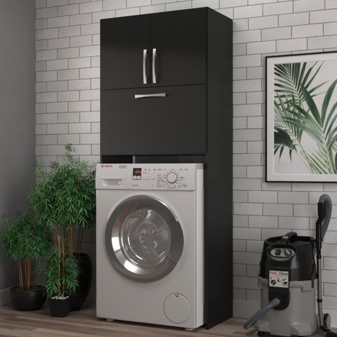 Armário Multiuso Lavanderia 3 Portas