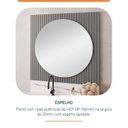 Ver imagem 4 de Espelho para Banheiro Ripy 80cm Yescasa Cinza