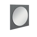 Ver imagem 2 de Espelho para Banheiro Ripy 80cm Yescasa Cinza