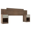 Ver imagem 2 de Cabeceira de Casal Sublime 2 Gavetas 2 Nichos