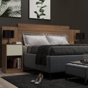 Ver imagem 1 de Cabeceira de Casal Sublime 2 Gavetas 2 Nichos