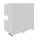 Ver mais imagens de Armário Estante para Escritório com 8 Portas de Abrir e 2 Nichos F5 Office Cinza