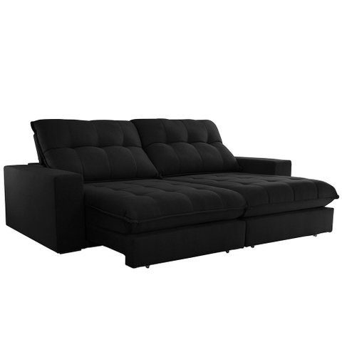 Sofa Retrátil Dublin 2,10m Mola Ensacada 03 Lugares Txr