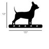 Porta Chaves de Parede em Mdf 6 Mm Pinscher Pc507:branco - 2