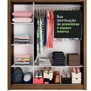 Ver imagem 6 de Guarda-Roupa Casal Madesa Mônaco 3 Portas de Correr com Espelho Rustic/Branco Cor:Rustic/Branco