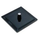 Ver imagem 3 de Ducha de Teto Quadrada 30x30 Inox Preto Borda Fina Braço Redondo Maximametais