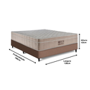 Ver imagem 2 de Conjunto Casal Colchão Airtech Ortobom Molas Ensacadas + Box Conceito 1,38x1,88