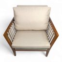Ver imagem 1 de Poltrona Decorativa Atenas Linho Bege