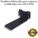 Ver imagem 3 de Kit 8 Suportes Aço Reforçado Moderno 10cm Fixo de Parede Mão Francesa de Prateleira Preto