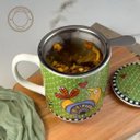 Ver imagem 4 de Caneca Mug com Infusor Verde 350ml ? Cocoricó